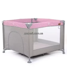 Детский манеж WS 2482 MEL-10 Pink Gray